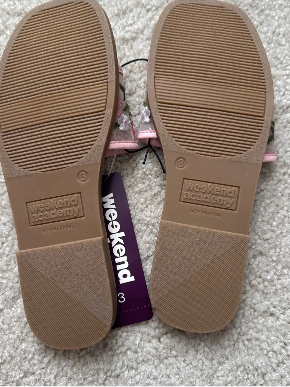 Weekend academy sandals Kids youth size 3 GMWA26FF013